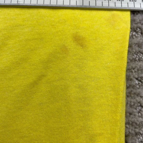 Vintage 80s Screen Stars Best T-Shirt Men Large L Yellow Steamboat Springs CO - Picture 9 of 16